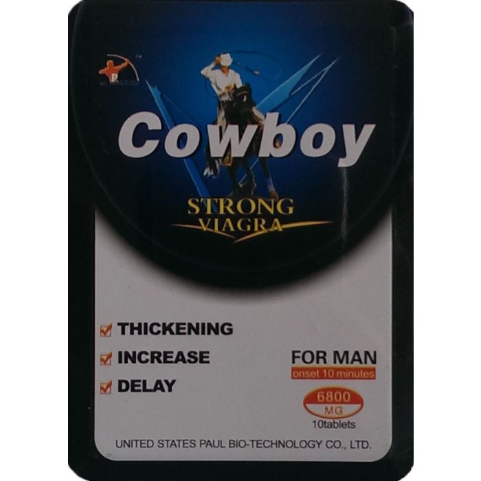 Cowboy Strong Bitkisel Ereksiyona Yardımcı Hap