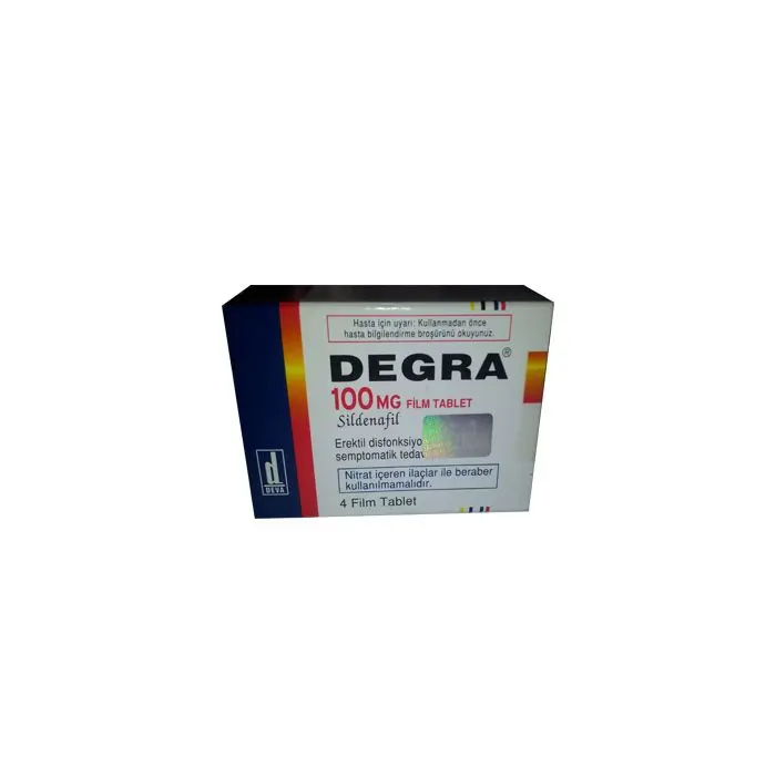 Degra 100 Mg Sertleşmeye Yardımcı Hap