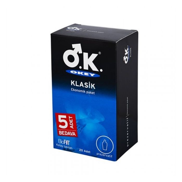 Okey Klasik Prezervatif 20 li