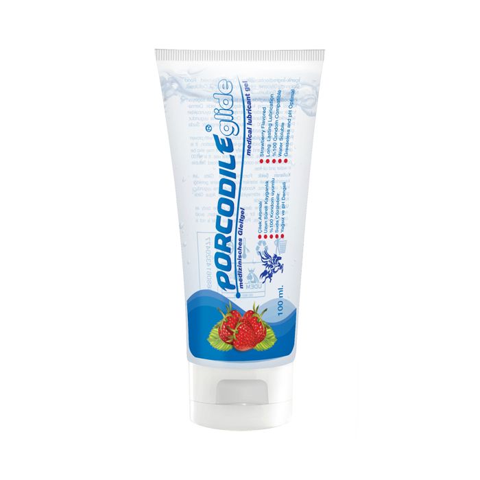 Porcodile Glide Çilek Aromalı 100 ml Kayganlaştıran Jel