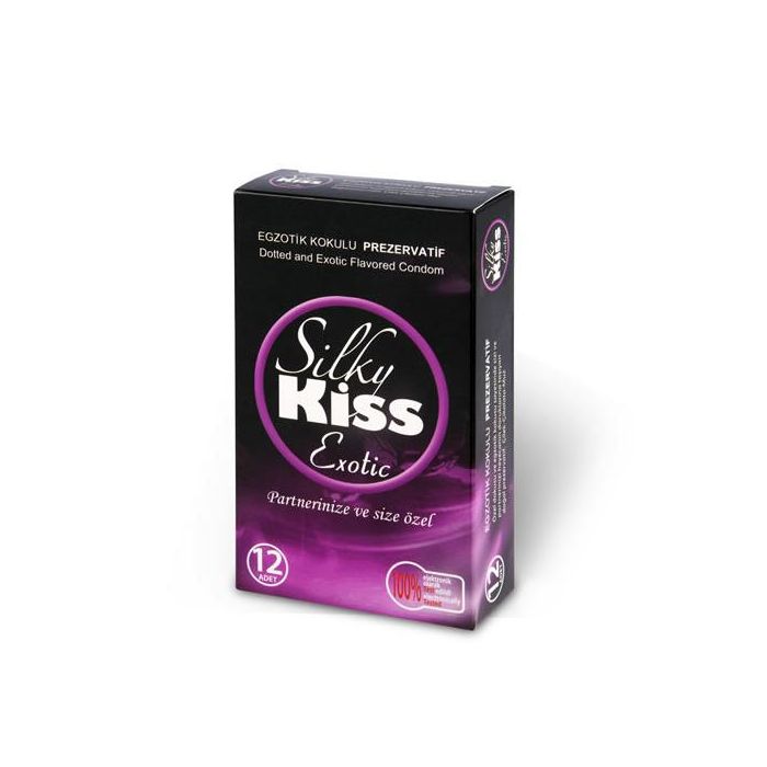 Silky Kiss 12 li Egzotik Kokulu Tırtıklı Prezervatif Satış