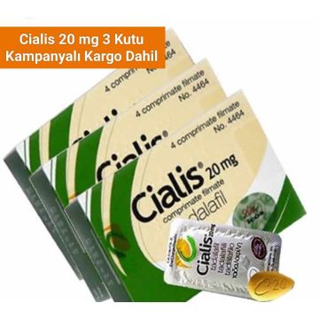 Cialis 20 Mg 4 Lü Tablet 3 Kutu Kampanyalı