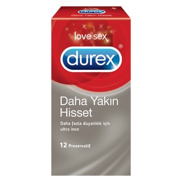Durex Daha Yakın Hisset Fetherlite 12 li Prezervatif