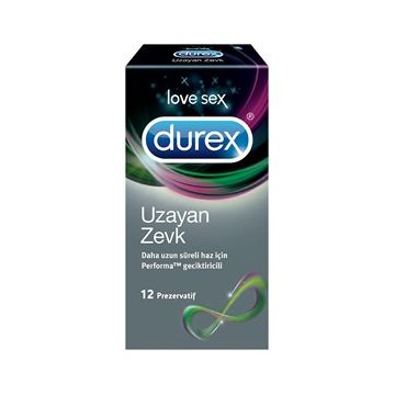 Durex Uzayan Zevk Geciktirici Etkili Prezervatif 12 li