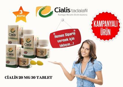 Cialis 20 mg 30 lu Tablet 3 Kutu Kampanya